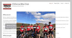 Desktop Screenshot of clitheroebikeclub.co.uk